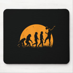 Mousepad Jogador de Badminton da Evolução _ Shuttle Racket