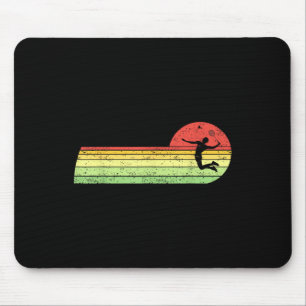Mousepad Jogador de Badminton Vintage Aniversário Shuttle B
