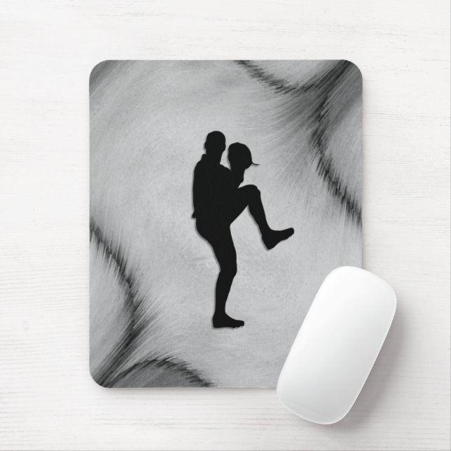 Mousepad Jogador de Baseball Pitcher Winduz (Com mouse)