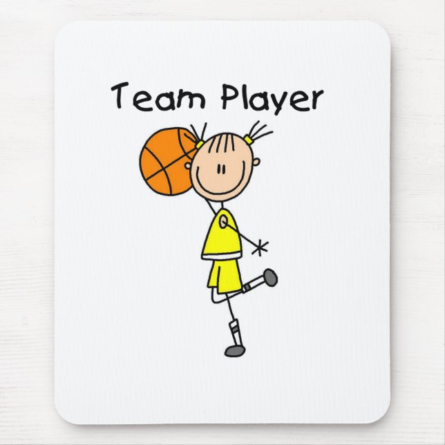 Mousepad Jogador de Basquete (Frente)