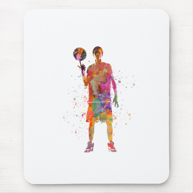 Mousepad Jogador de basquete (Frente)