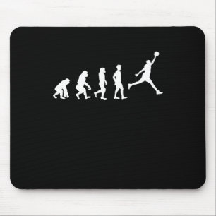 Mousepad Jogador de basquete campeão de evolução