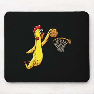 Mousepad Jogador de basquete jogando futebol jogador de bor