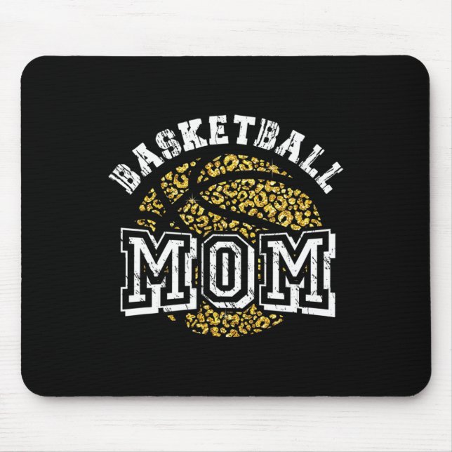 Mousepad Jogador de basquete Mãe Diversão de Lover (Frente)
