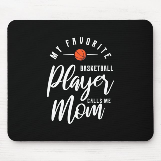 Mousepad Jogador de basquete me chama mãe (Frente)