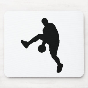Mousepad Jogador de basquete Silhouette