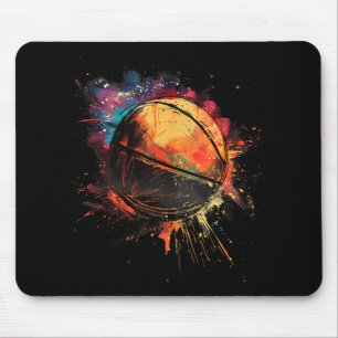 Mousepad Jogador de Basquetebol com Aquarela
