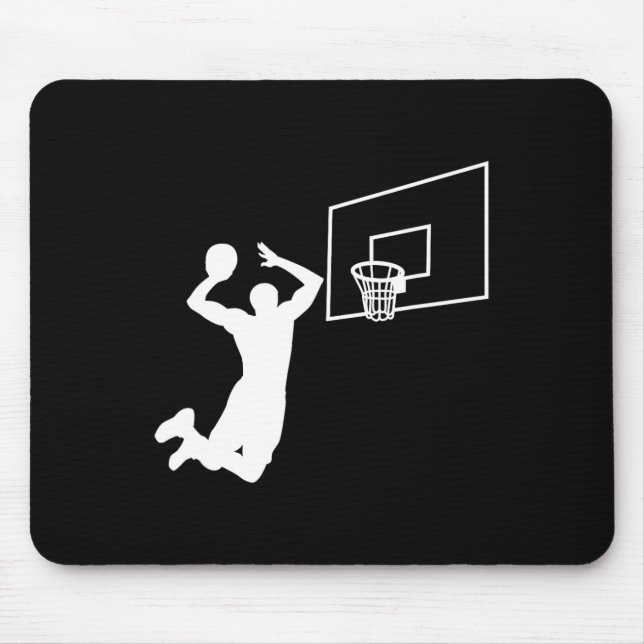 Mousepad Jogador de basquetebol Dunk - Jogador de Slam Dunk (Frente)