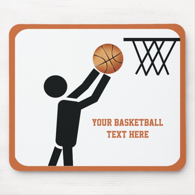 Mousepad Jogador de basquetebol personalizado (Frente)