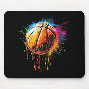 Mousepad Jogador de basquetebol Trabalho de arte de basquet