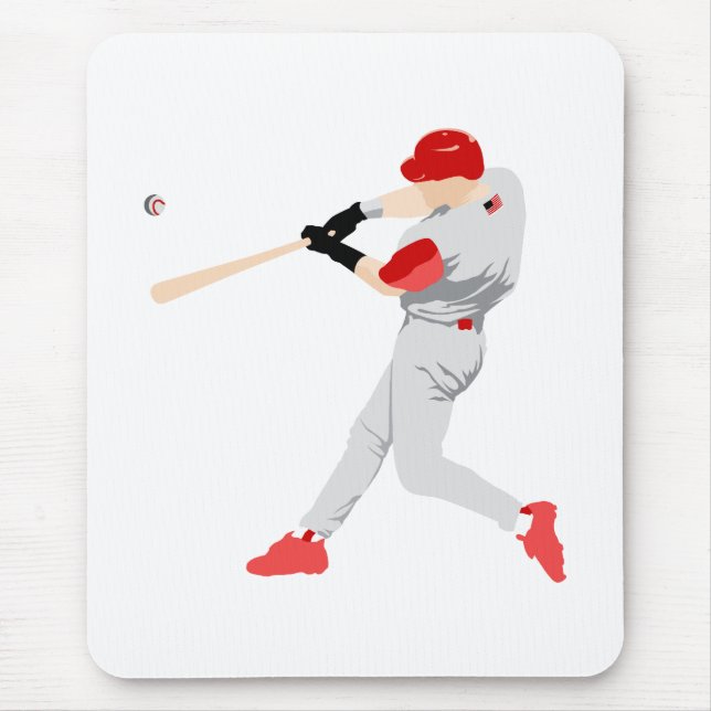Mousepad Jogador de beisebol americano (Frente)