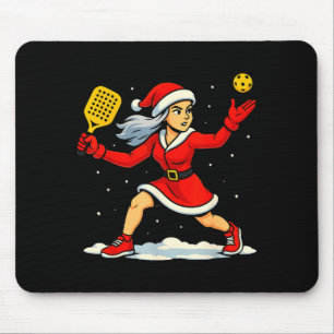 Mousepad Jogador de Ckleball Papai Noel Natal Neve Xmas Pij