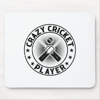 Mousepad Jogador de Críquete Louco - Jogador de Críquete 1