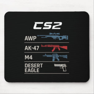 Mousepad Jogador de Fps Divertido Cs Jogos Competitivos em
