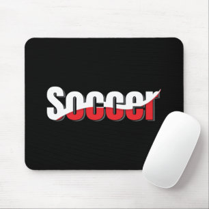 Mousepad Jogador de Futebol Abstrato Swish - Arte com Palav