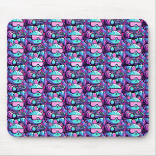 Mousepad Jogador de Gato legal