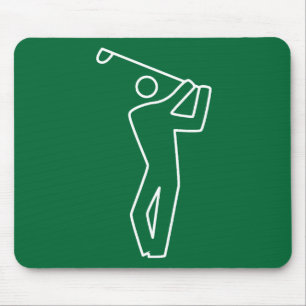 Mousepad - jogador de golfe