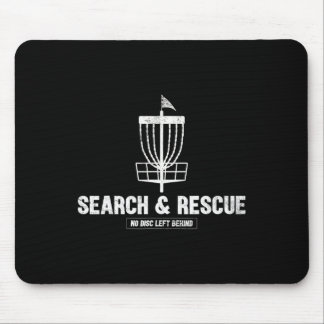 Mousepad Jogador de Golfe de Disco Engraçado Humor Busca e 