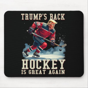 Mousepad Jogador de hóquei engraçado Trump Cool Hóquei no g