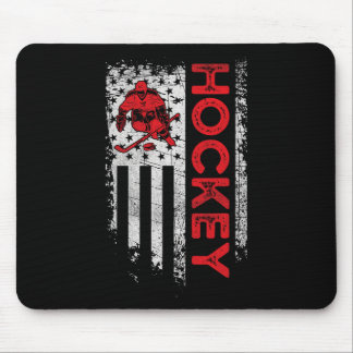 Mousepad Jogador de hóquei Patriótico dos EUA