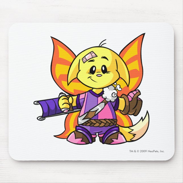 Mousepad Jogador de Kacheek Faerieland (Frente)