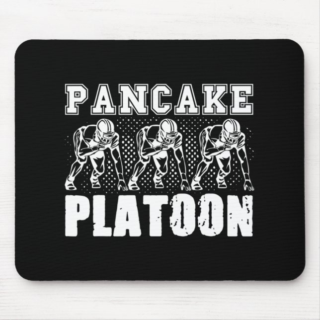 Mousepad Jogador de Pancake do American Football Lineman S (Frente)