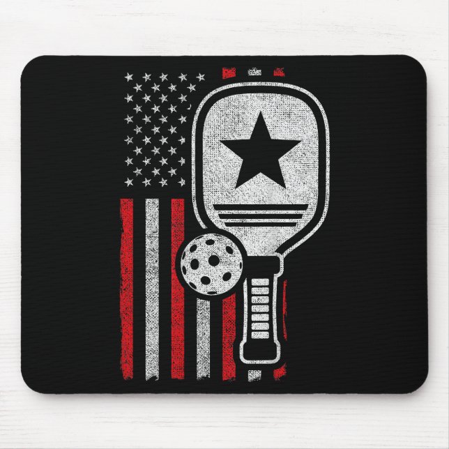 Mousepad Jogador de Pickleball - Pickleball Americano - Pic (Frente)