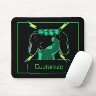 Mousepad Jogador de potência personalizado