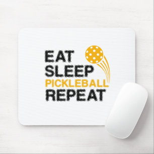 Mousepad Jogador de Repetição da Pickleball de Sono Engraça