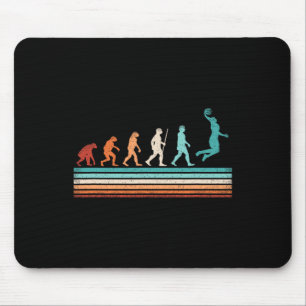 Mousepad Jogador de Retro-Basquete para Evolução do Futebol