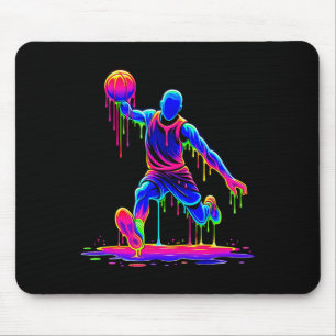 Mousepad Jogador de Sketll Sorvete Derretendo Líquido Gotej
