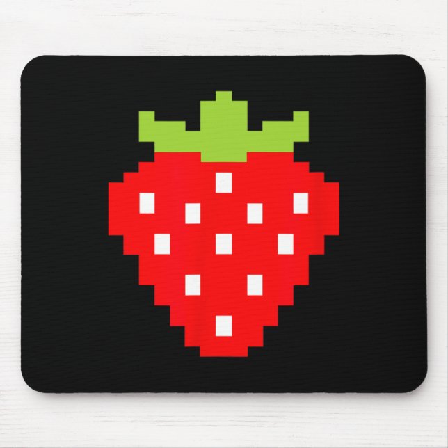 Mousepad Jogador de Vídeo de Morango 1 (Frente)