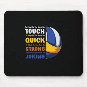 Mousepad Jogador de Voleibol Deve Ser Forte
