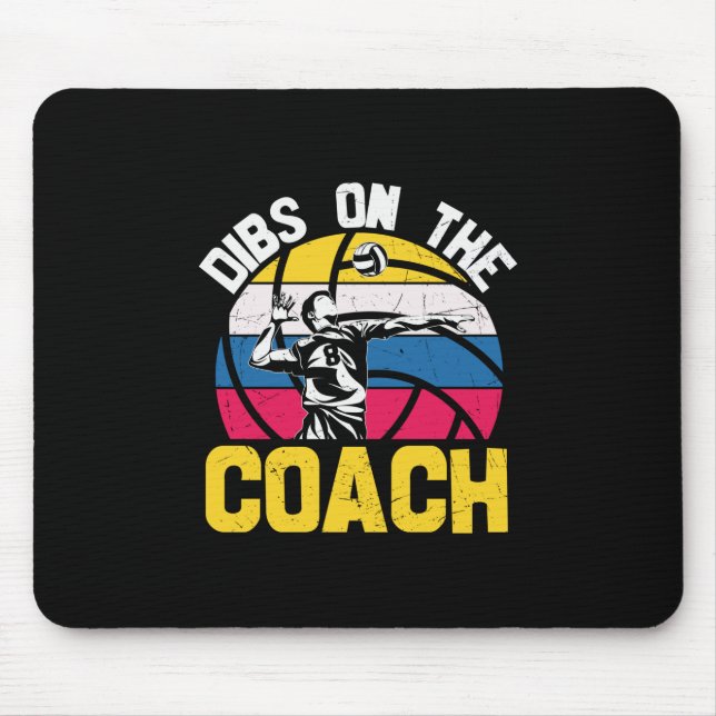 Mousepad Jogador de Voleibol | Dibs No Treinador (Frente)