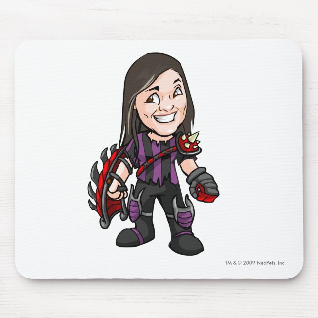 Mousepad Jogador dos funcionarios da citadela de Ziggytron (Frente)