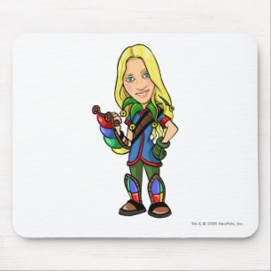 Mousepad Jogador dos funcionarios da ilha de Socktastic Roo