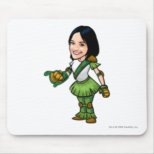 Mousepad Jogador dos funcionarios da ilha do mistério de