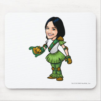 Mousepad Jogador dos funcionarios da ilha do mistério de
