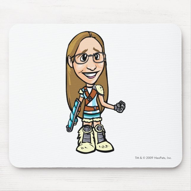 Mousepad Jogador dos funcionarios da montanha do terror de (Frente)