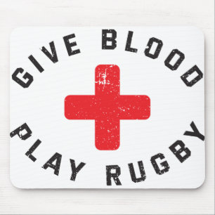 Mousepad Jogador Engraçado de Rugby Engraçado