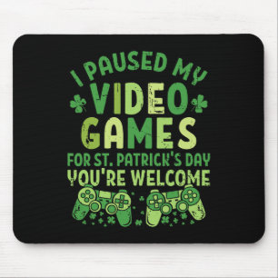Mousepad Jogador Engraçado Eu Parei Minhas Videos games Por