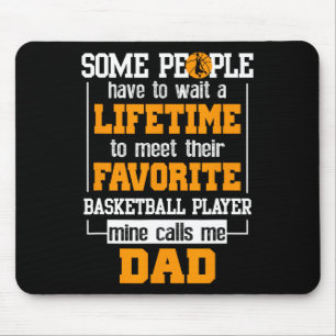 Mousepad Jogador Favorito do Jogador de Basquete - Hora de 