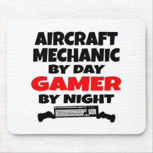 Mousepad Jogador mecânico de aeronaves