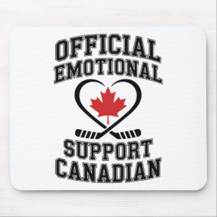 Mousepad Jogador Oficial de Hockey Canadense de Apoio Emoci