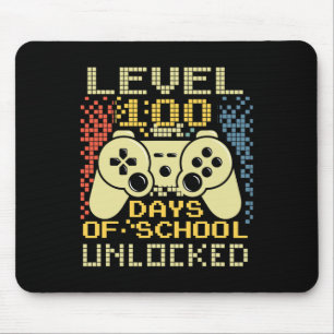 Mousepad Jogador Retro 100º Dia Professor 100 Dias Da Escol