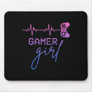 Mousepad Jogadora De Batimentos De Coração Para Garota