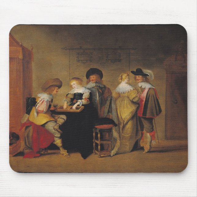 Mousepad Jogadores da gamão (Frente)