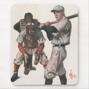 Mousepad Jogadores de beisebol esportivo vintage
