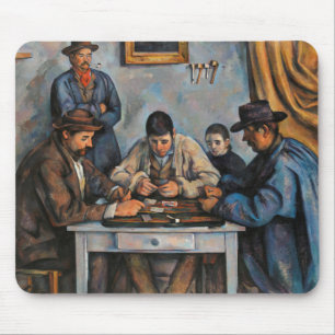 Mousepad Jogadores de Cartão Paul Cezanne Pintura Arte