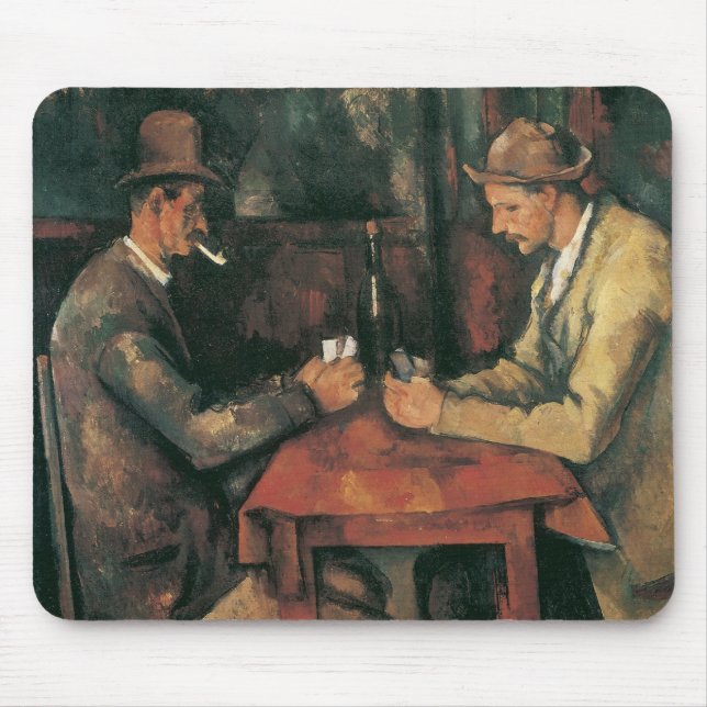 Mousepad Jogadores de Cartas de Paul Cezanne (Frente)